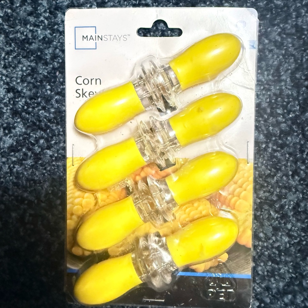 Mainstays Corn Skewers with Soft Grip